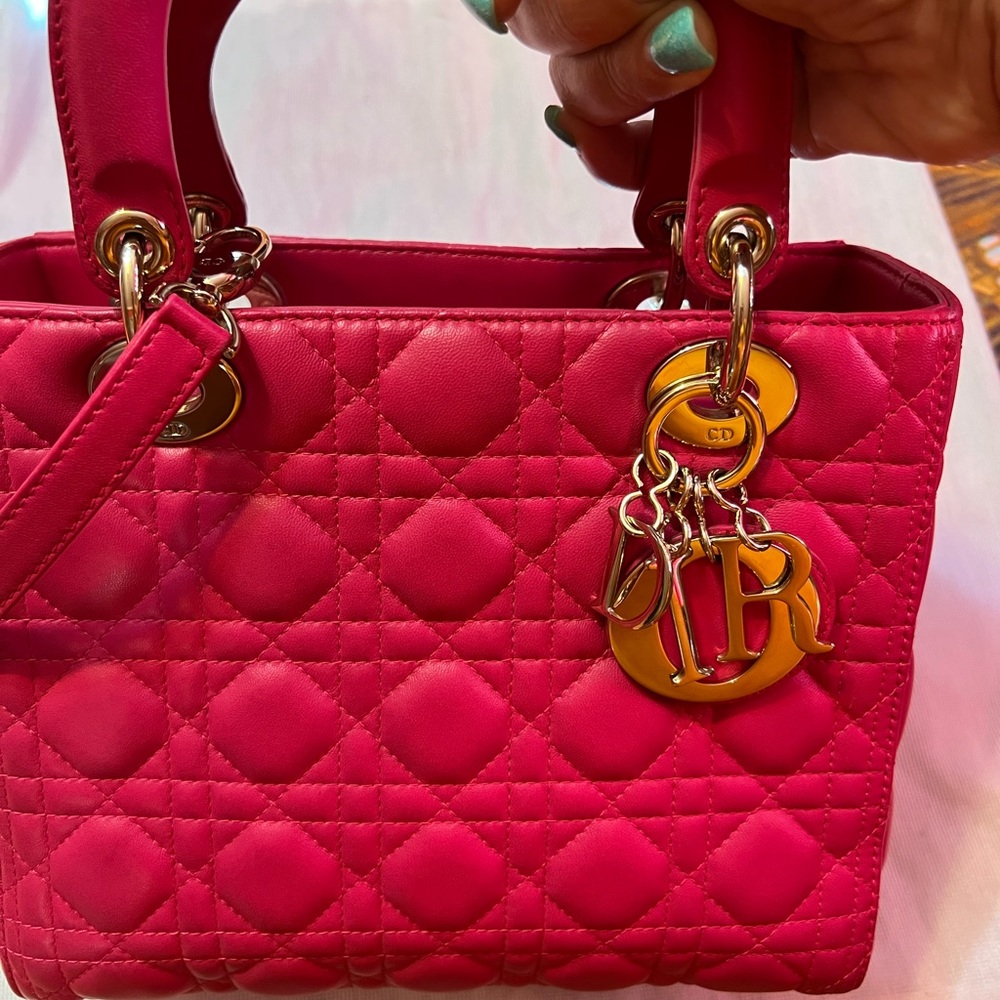 Christian dior medium from lady dior collection.